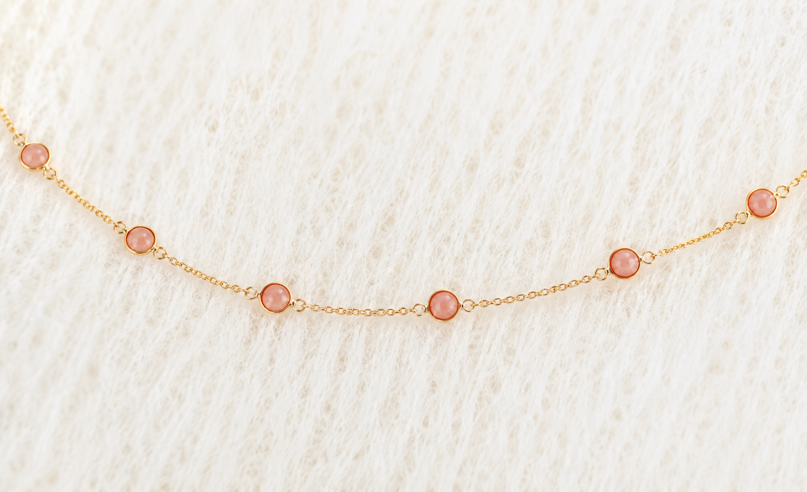 October Birthstone Pink Opal Bracelet | Sterling Silver & Gold Gemstone Jewelry