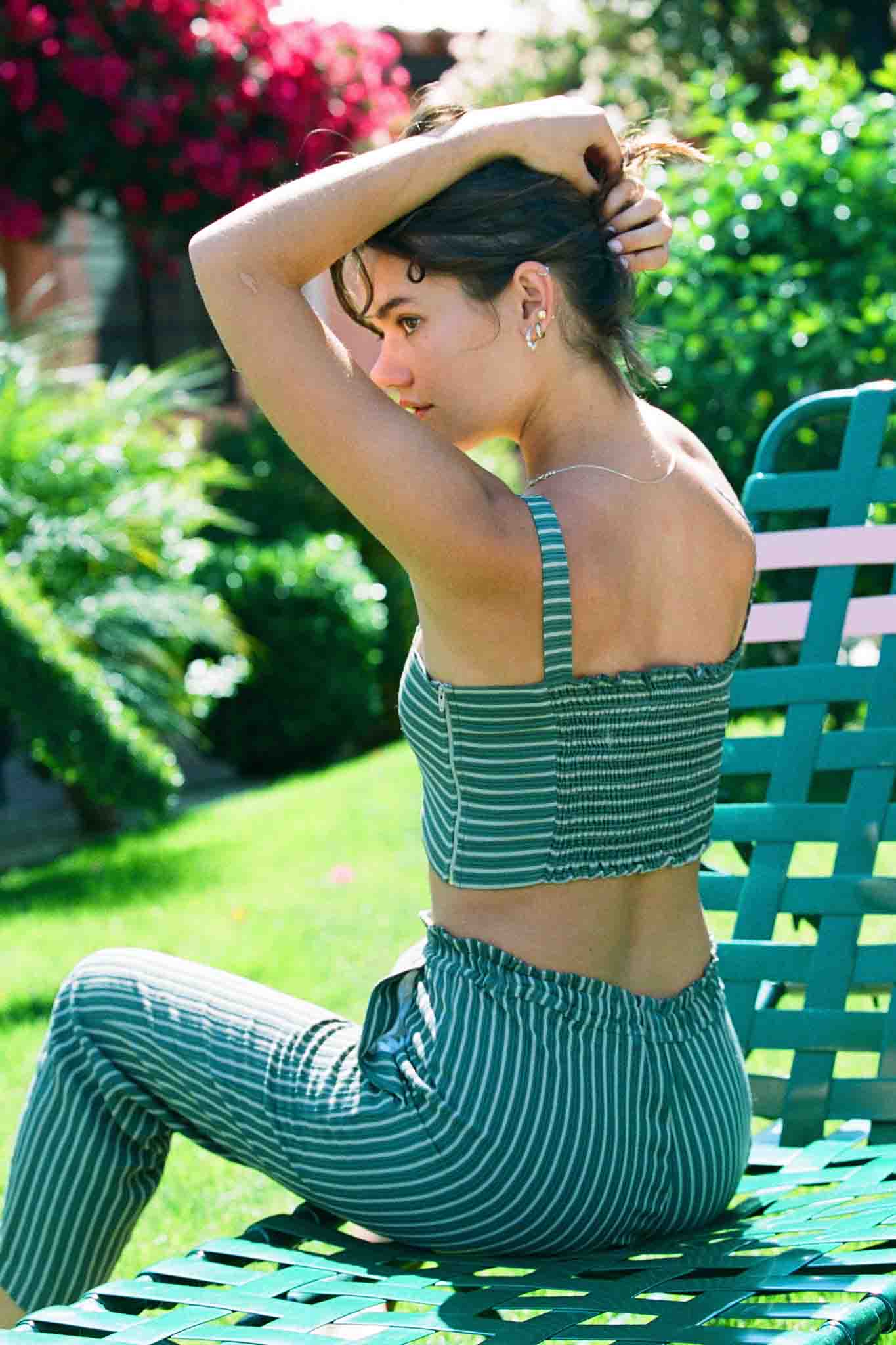 Isajah Top | Jungle Green