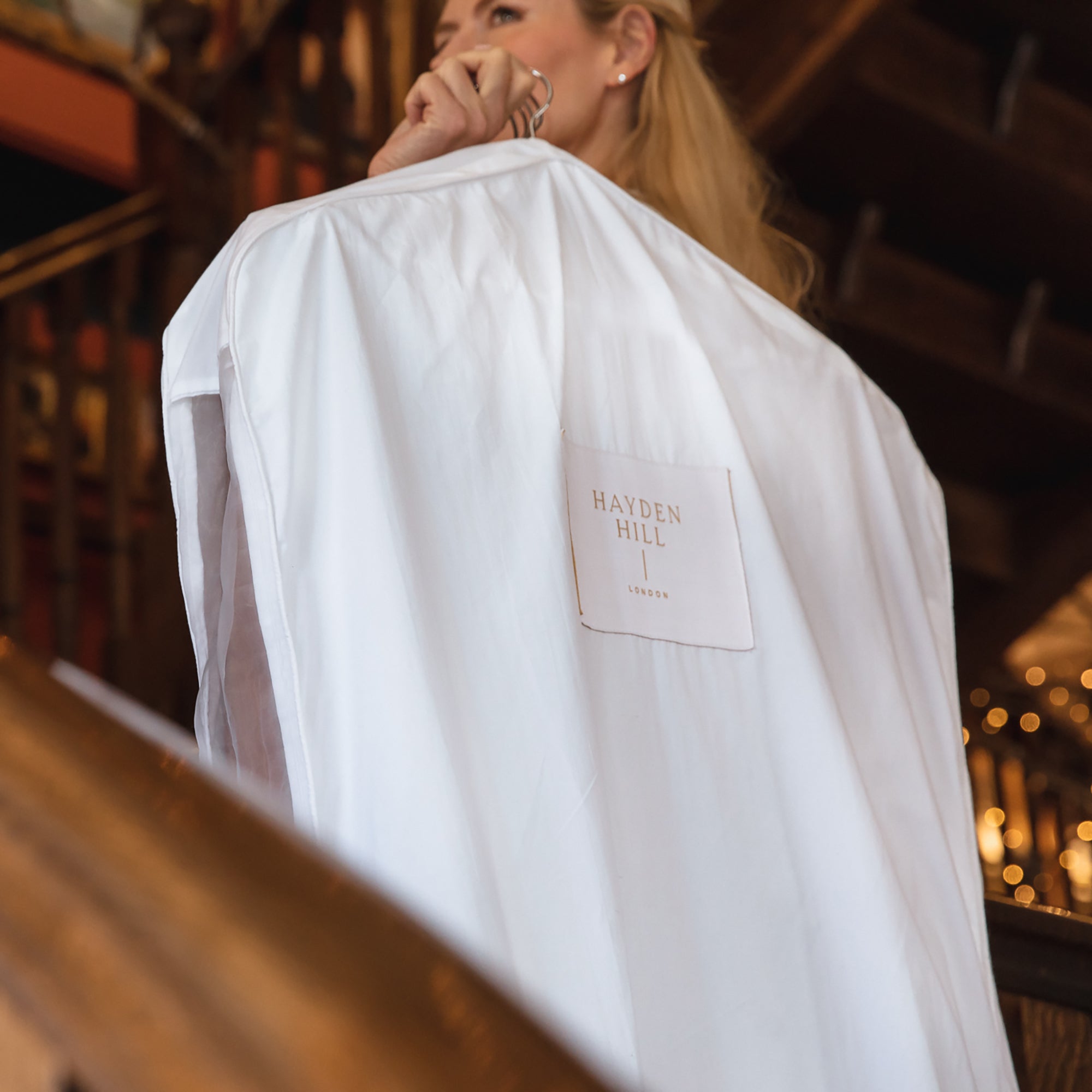 Long Organic Cotton Hanging Bag