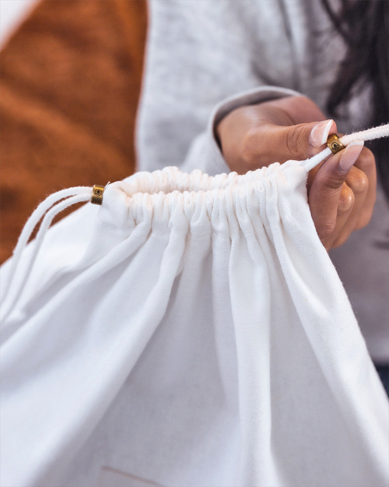 Mixed Organic Cotton Dust Bags | Set of Three-zoom-