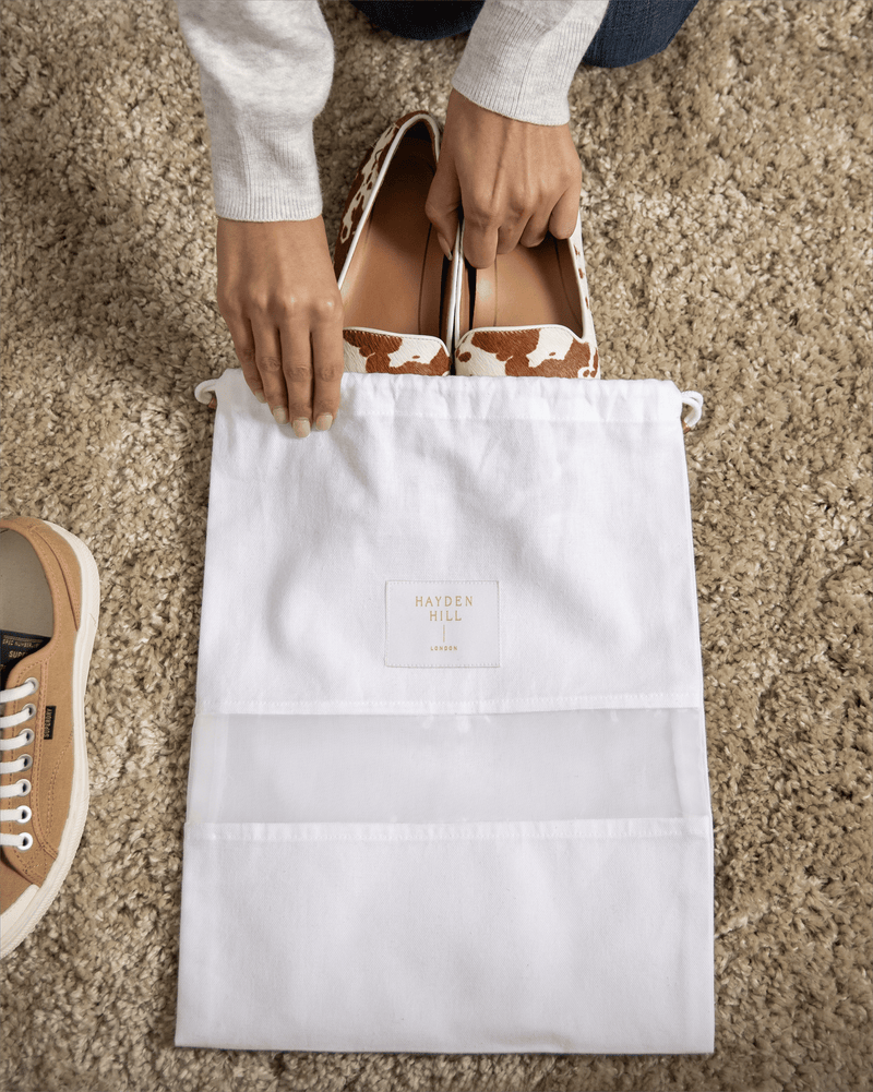 Small Organic Cotton Dust Bags | Set of Three-zoom-