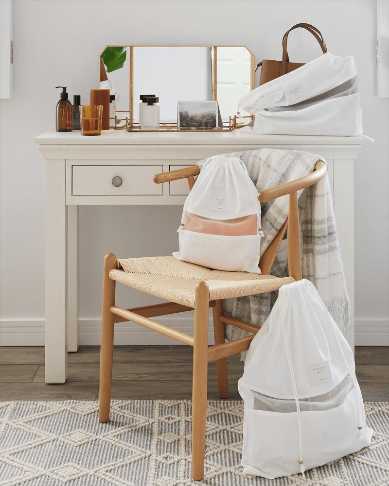 Mixed Organic Cotton Dust Bags | Set of Three-zoom-