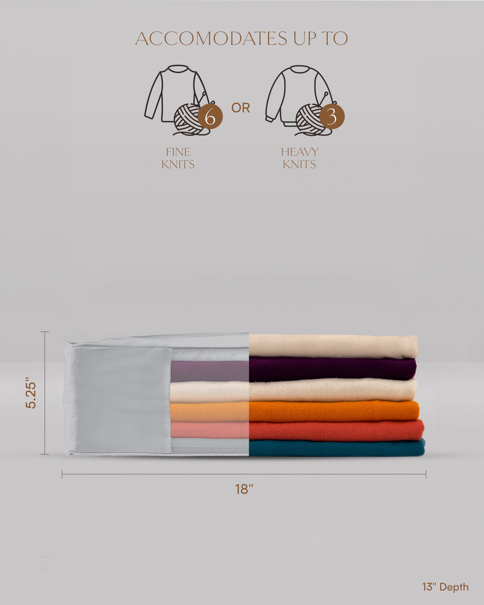 Extra Large Organic Cotton Storage Bag | Gray-2