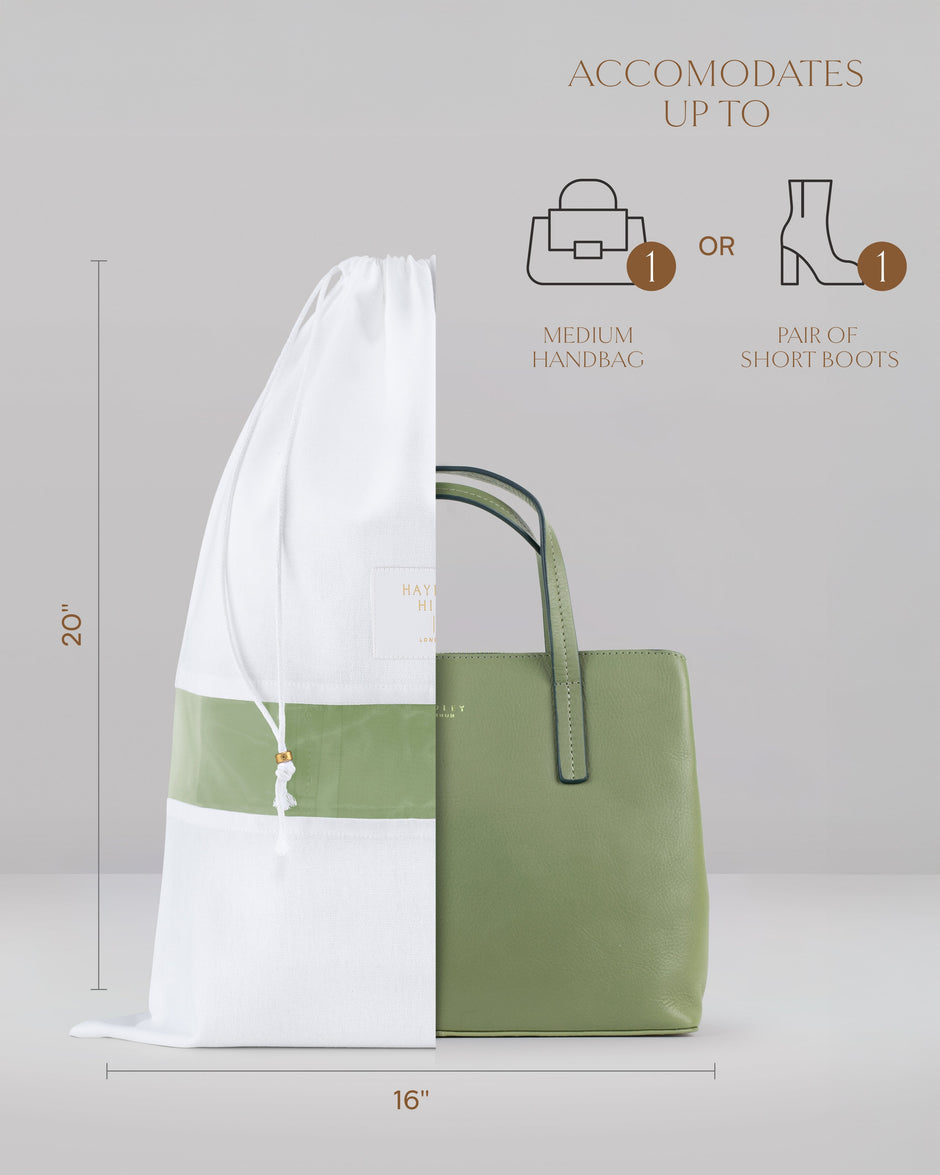 Medium Organic Cotton Dust Bags | Set of Three