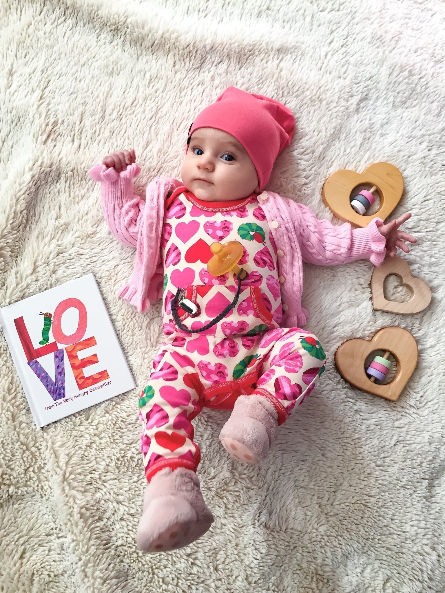 Heart Wooden Baby Grasping Toy - Aware House