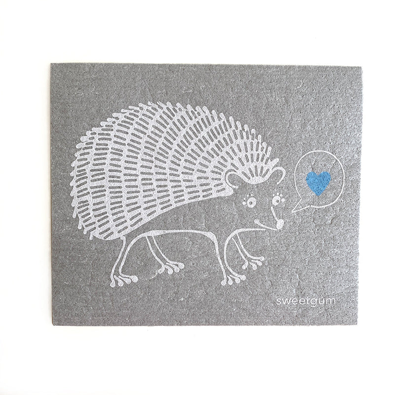 Hedgehog Swedish Dishcloth-zoom-