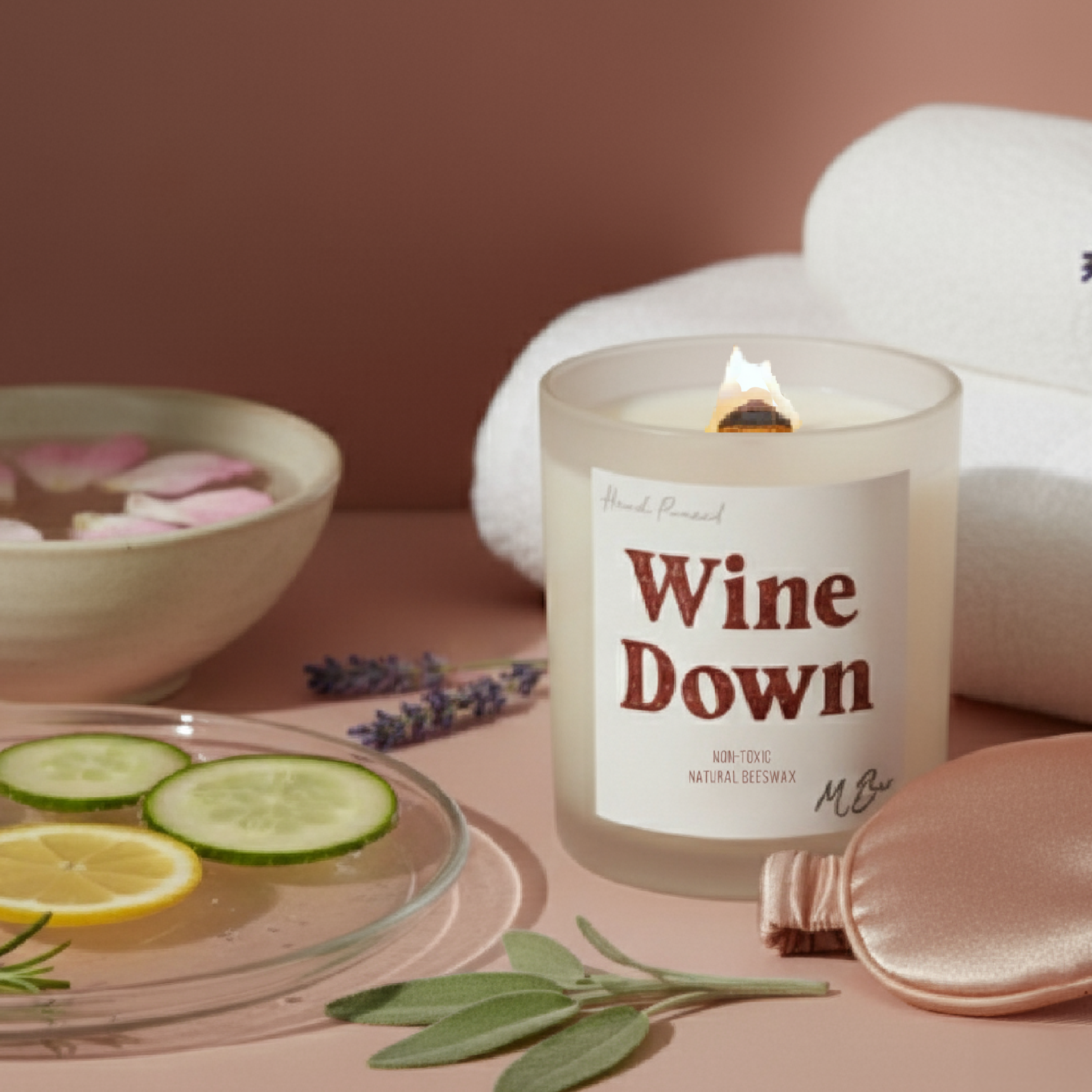 Wine Down Candle