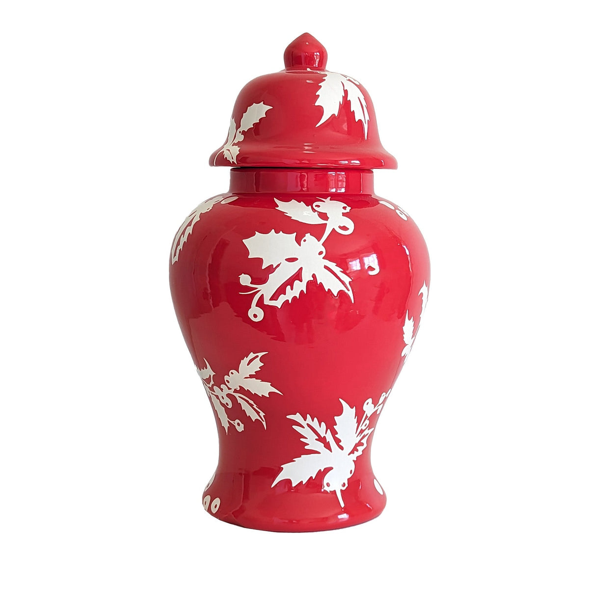 Deck the Halls Ginger Jars in Red-zoom-2