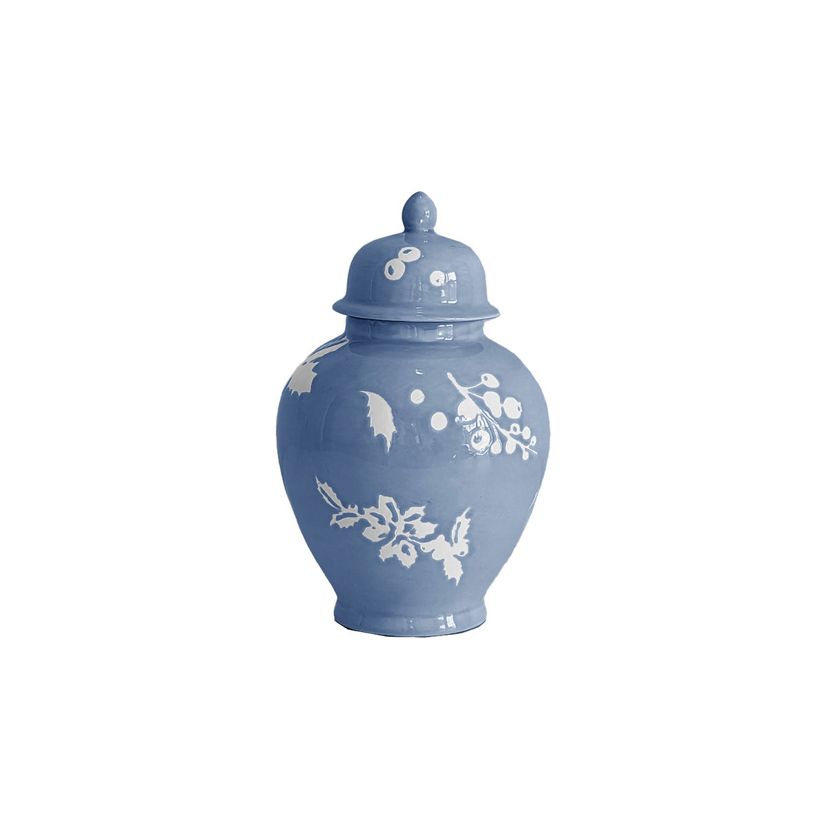 Deck the Halls Ginger Jars in French Blue-3
