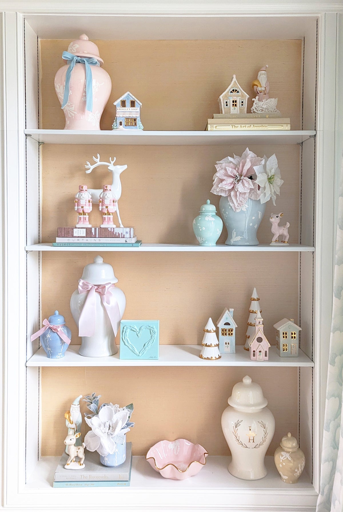 Pastel Gingerbread House with 22K Gold Accents-zoom-8