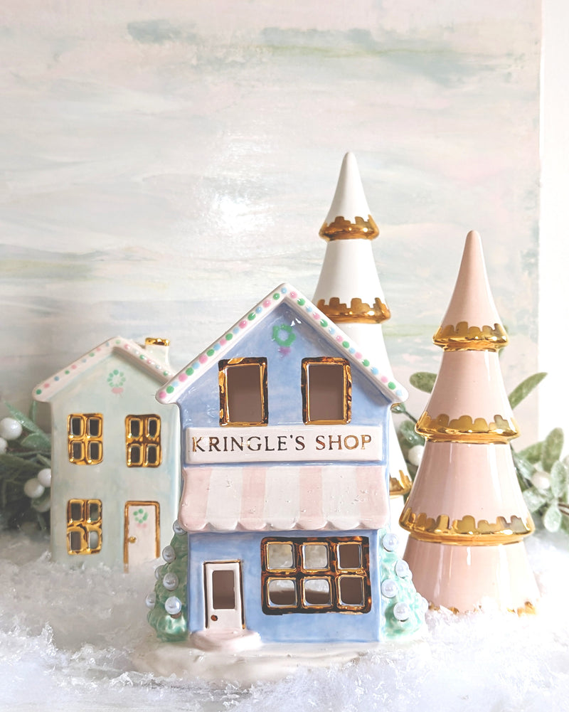 Pastel Kringle Shop with 22K Gold Accents-zoom-