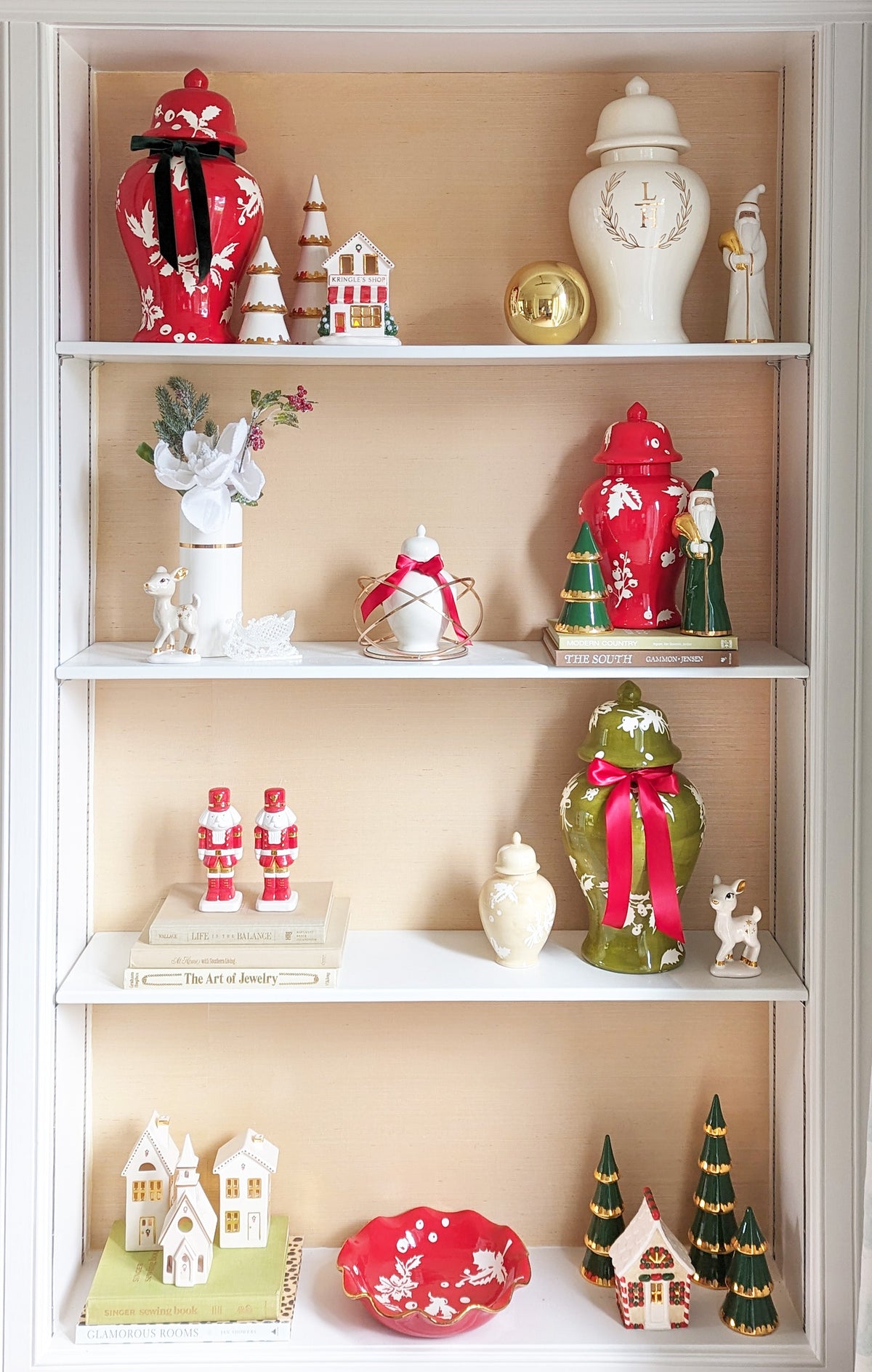 Ivory Christmas Village 3-Piece Set with 22K Gold Accents-zoom-9