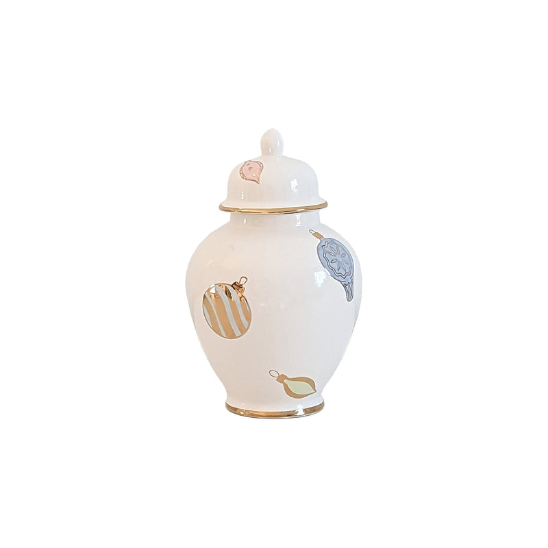 Pastel Baubles Ginger Jars with 22K Gold Accents-zoom-
