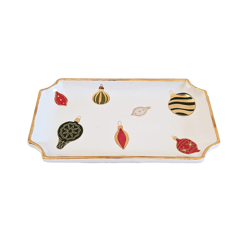 Classic Baubles Trays with 22K Gold Accents-zoom-