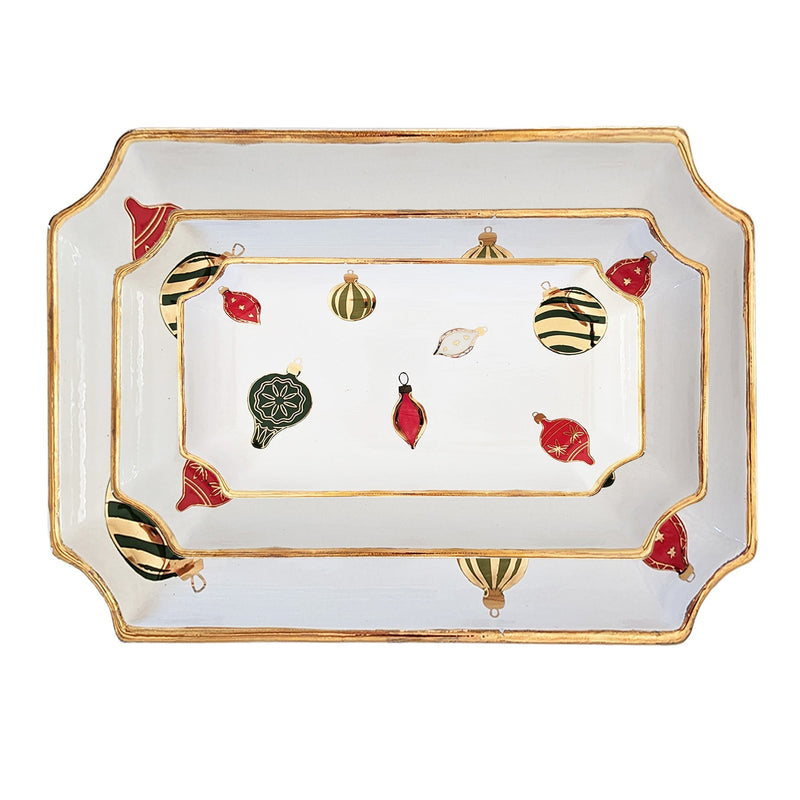Classic Baubles Trays with 22K Gold Accents-zoom-