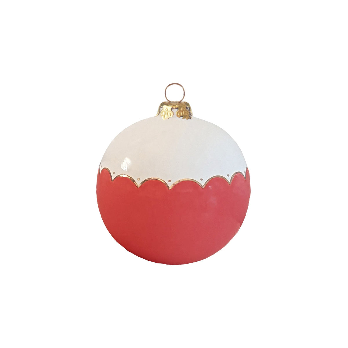 Large Scallop Ornament with 22K Gold Detailing-zoom-6