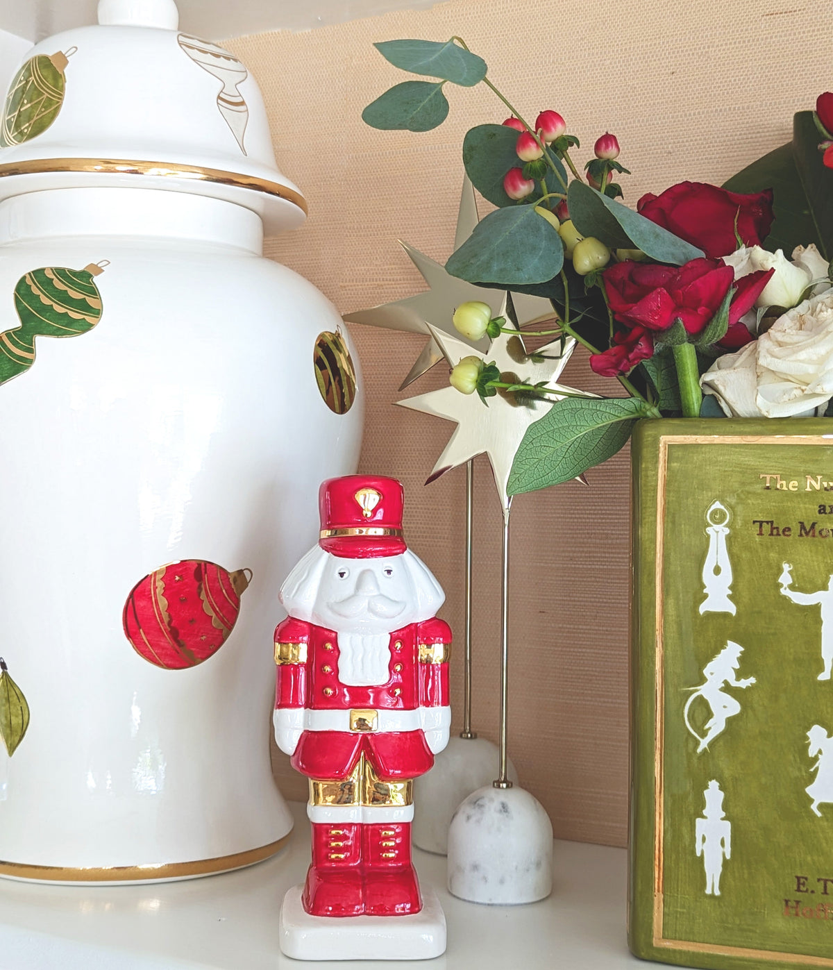 Classic Baubles Ginger Jars with 22K Gold Accents-2
