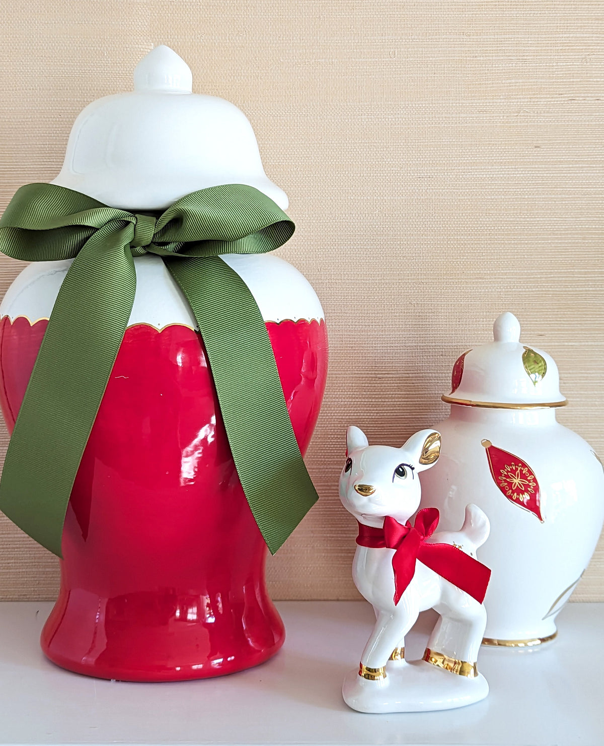 Classic Baubles Ginger Jars with 22K Gold Accents-7
