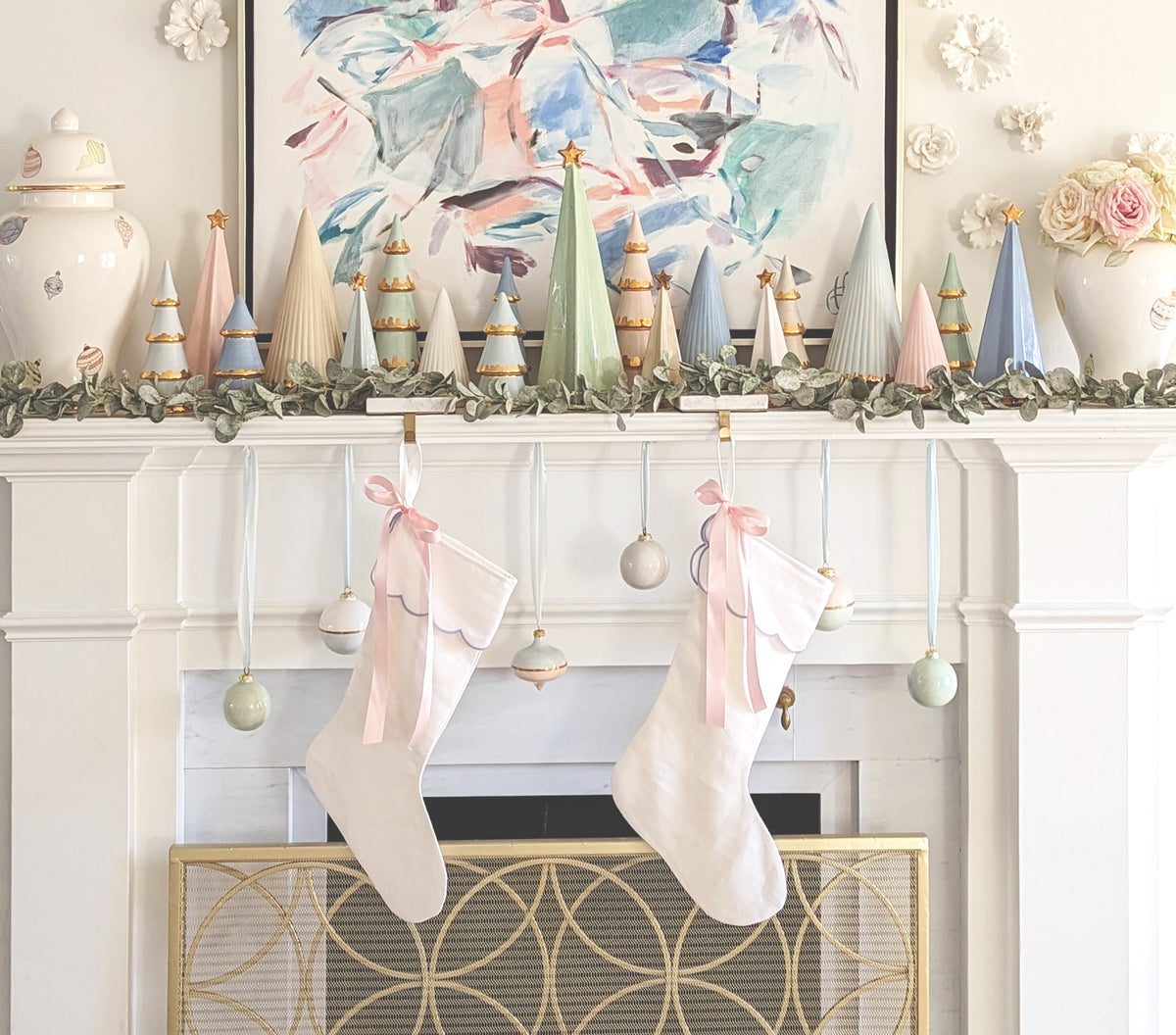 Pastel Baubles Ginger Jars with 22K Gold Accents-zoom-6