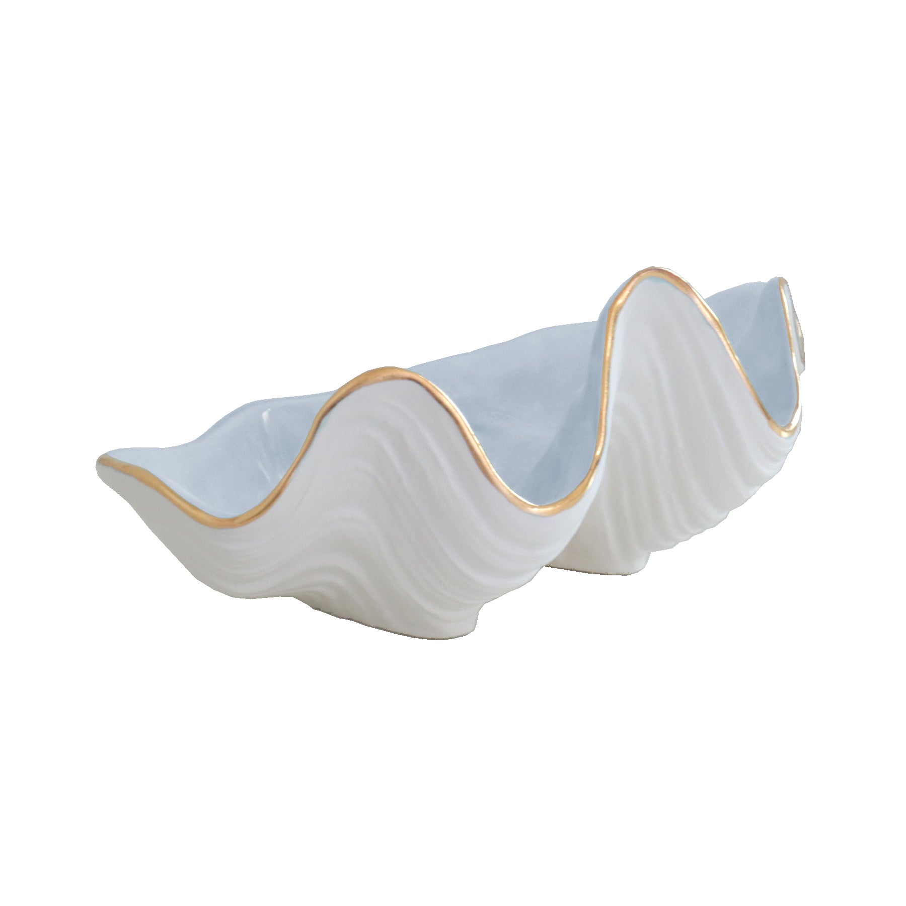 Clam Shell Bowl with 22K Gold Accent - Aware House
