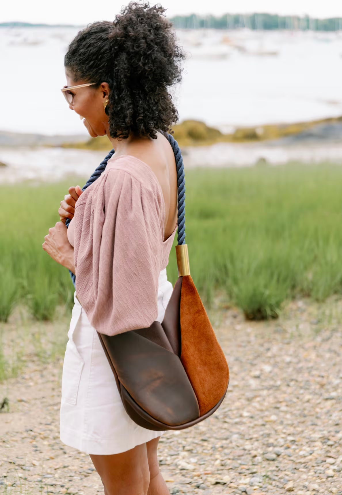 Original Wildwood Bag Small Crossbody in Brown Leather-27