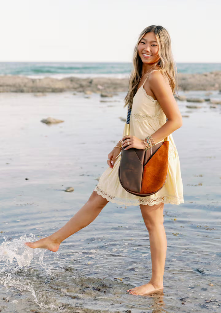 Original Wildwood Bag Small Crossbody in Brown Leather-zoom-