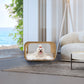 LUNA Bed in White Oak