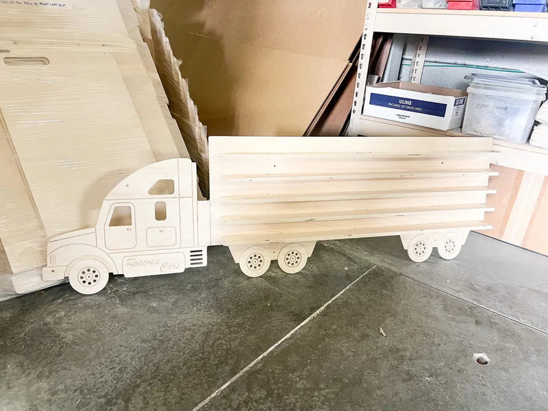 ROSCOE | Semi Truck Wall Shelf-zoom-
