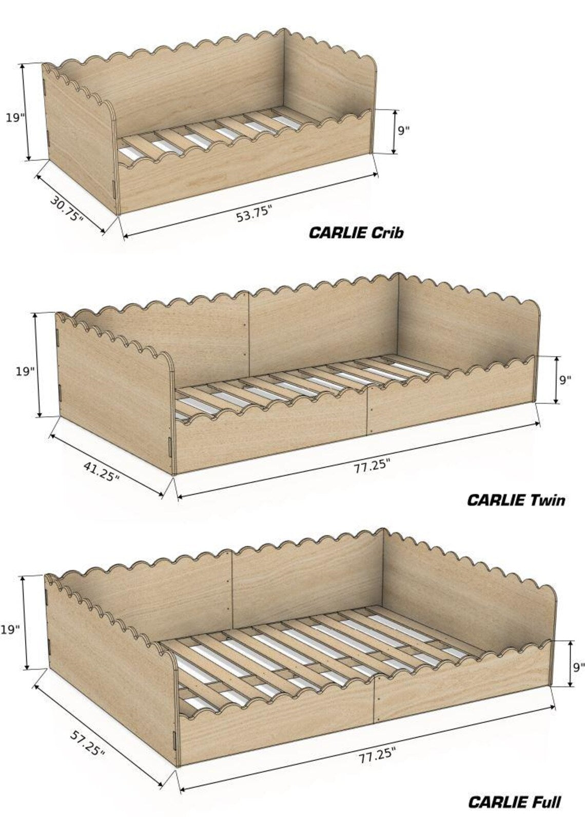 Carlie | Scalloped Bed-5
