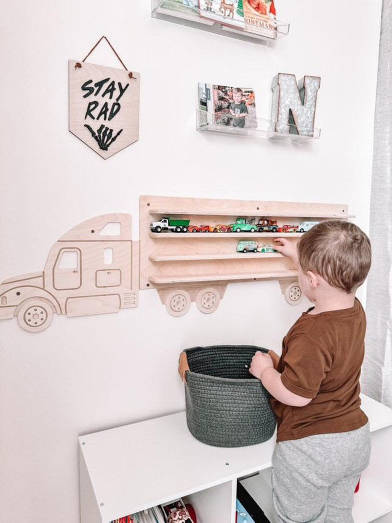 ROSCOE | Semi Truck Wall Shelf-zoom-