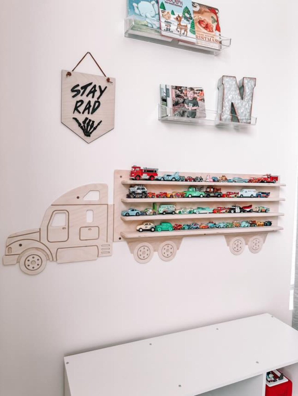 ROSCOE | Semi Truck Wall Shelf-5