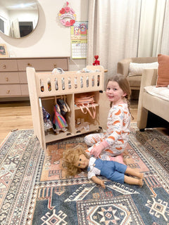 Clara | Doll Crib with Storage - Aware House