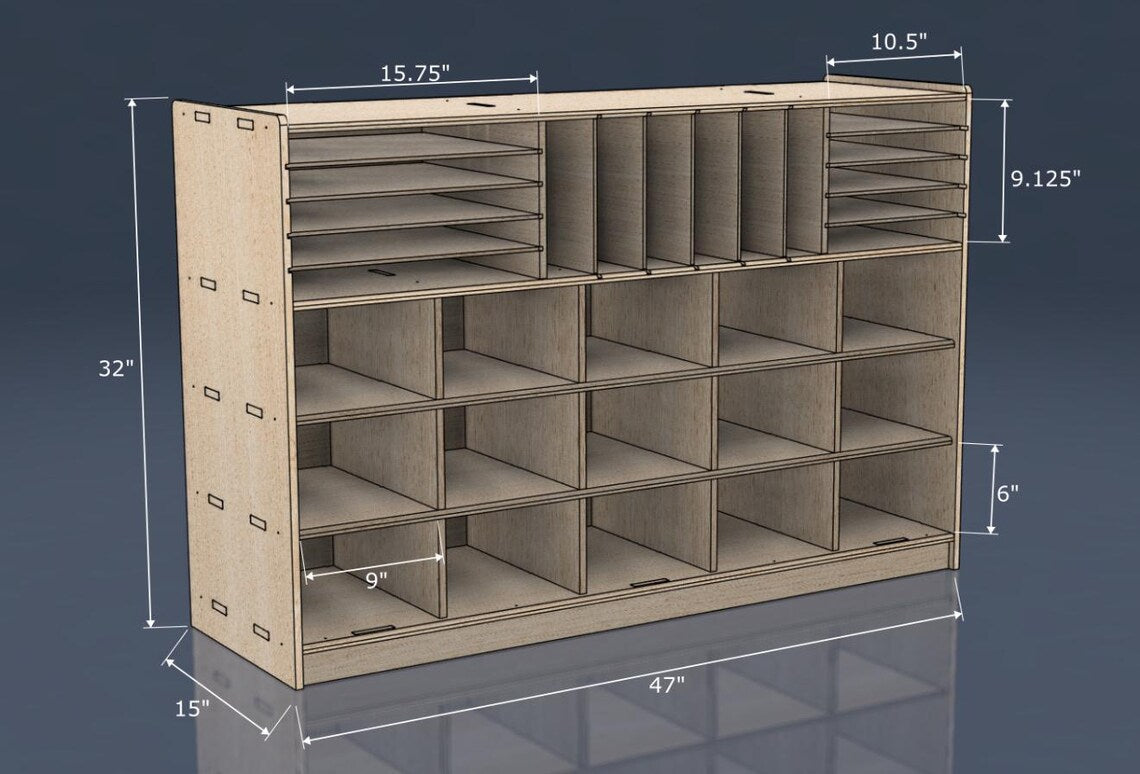 CHRISTIAN | Art Storage Shelf-zoom-8