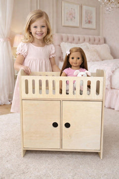 Clara | Doll Crib with Storage - Aware House