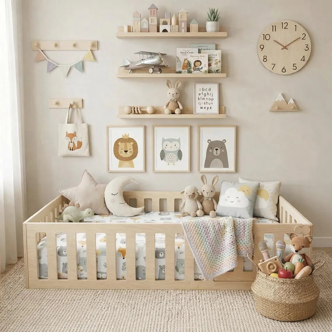 Ava Floor Bed | 21" Sides