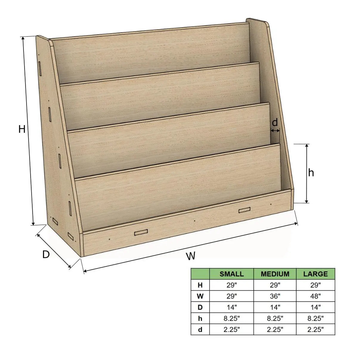 JENN | Montessori Front Facing Bookshelf-zoom-4