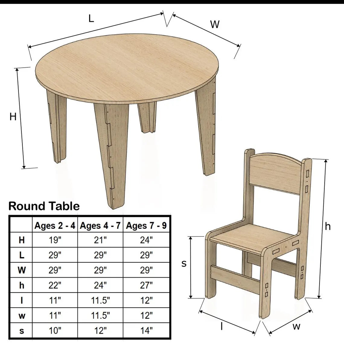 STELLA | Round Table with Set of 4 Chairs-2