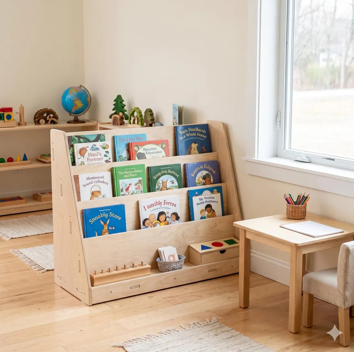 JENN | Montessori Front Facing Bookshelf-zoom-3