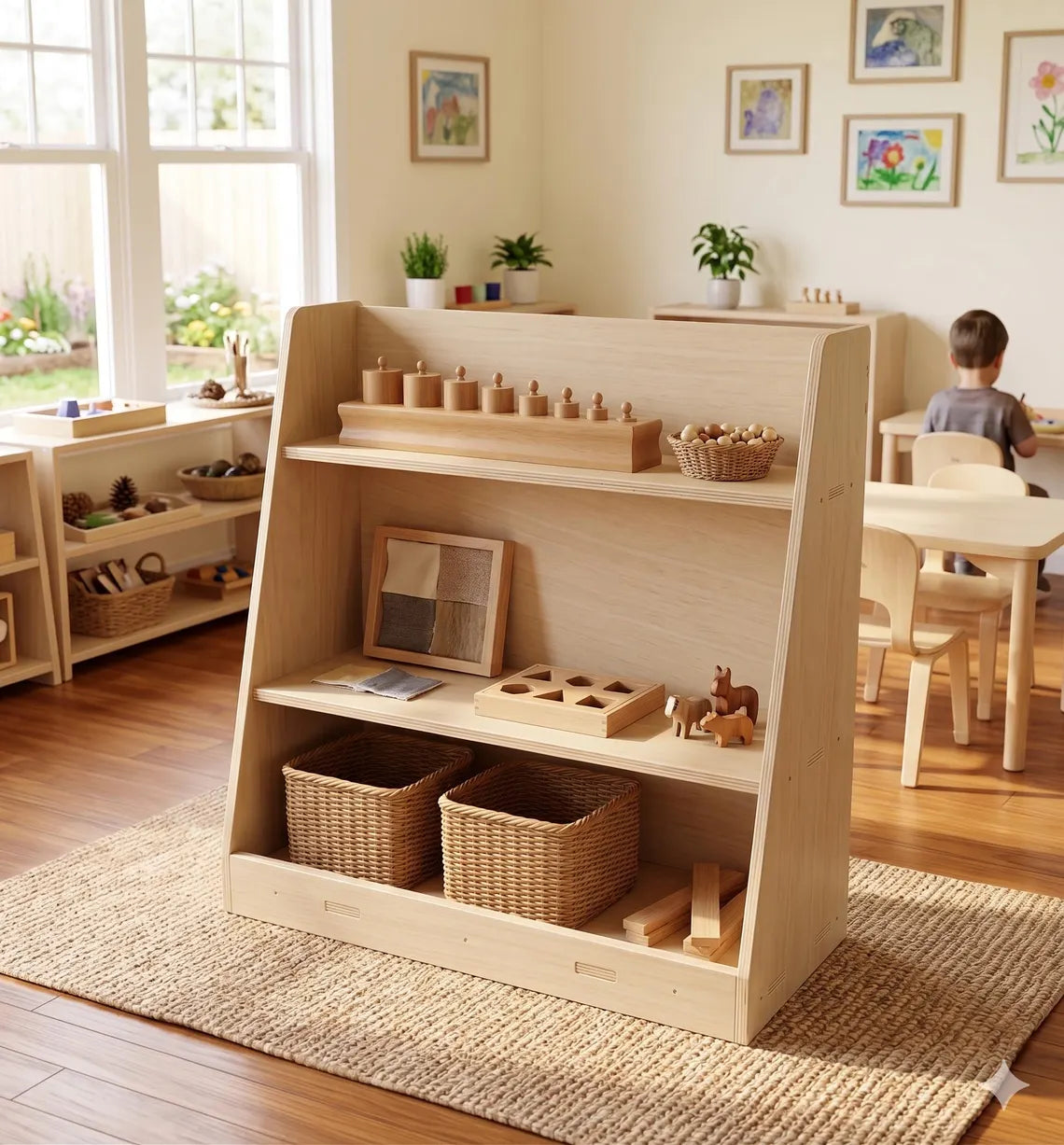 CARTER | Montessori Toy Shelf-3