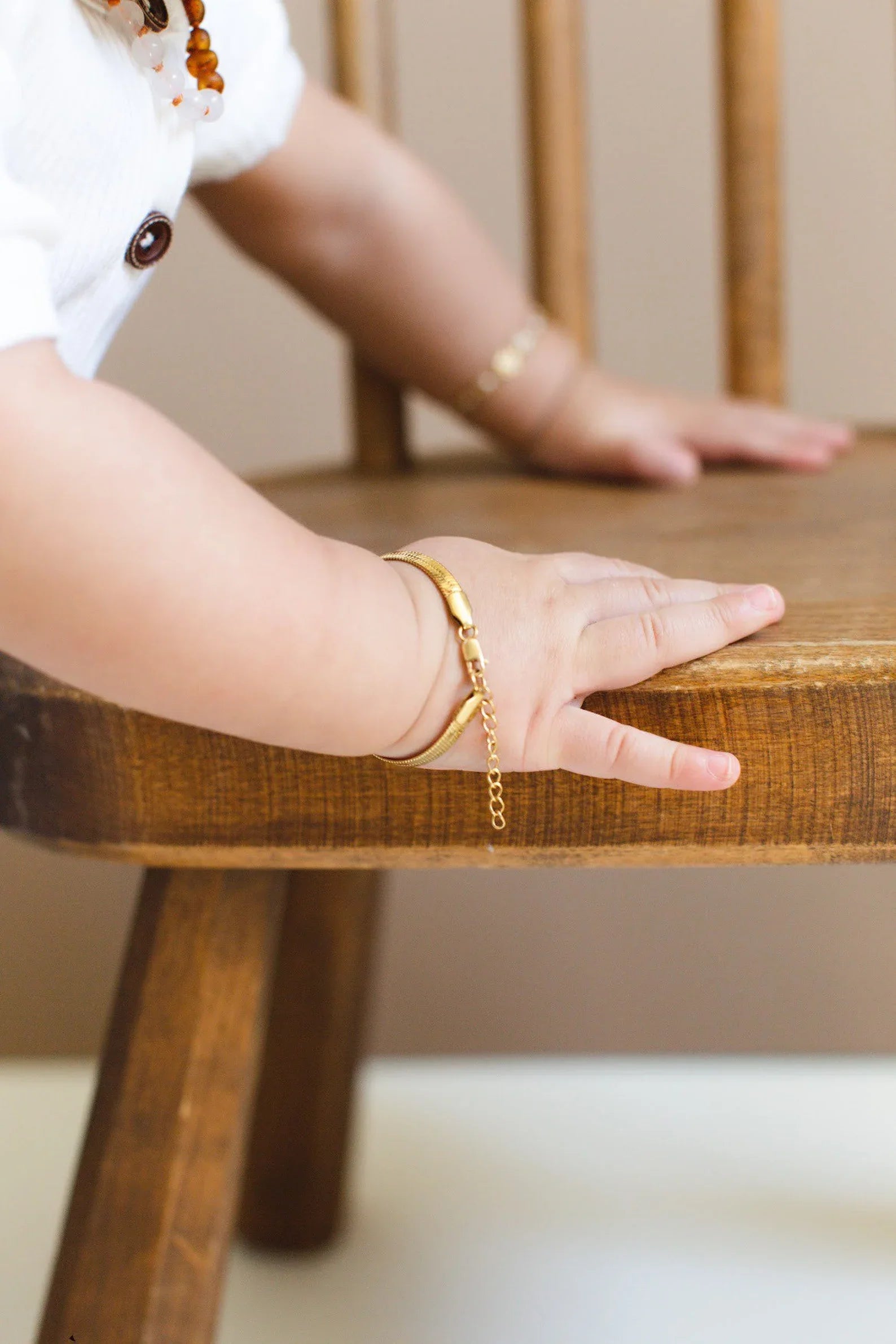 Gold Herringbone Bracelet | 14K Gold Filled-5