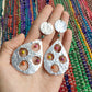 Colorful Fiesta Metal Drop Earrings