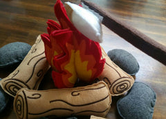 Felt Campfire Play Set | Kids Pretend Play Toy - Aware House