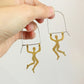 Small Trapeze Artist Hoop Earrings