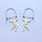 Small Trapeze Artist Hoop Earrings