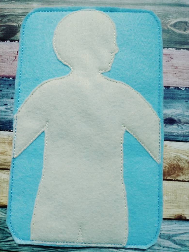 Anatomy Felt Learning Board | Human Body Educational Toy - Aware House