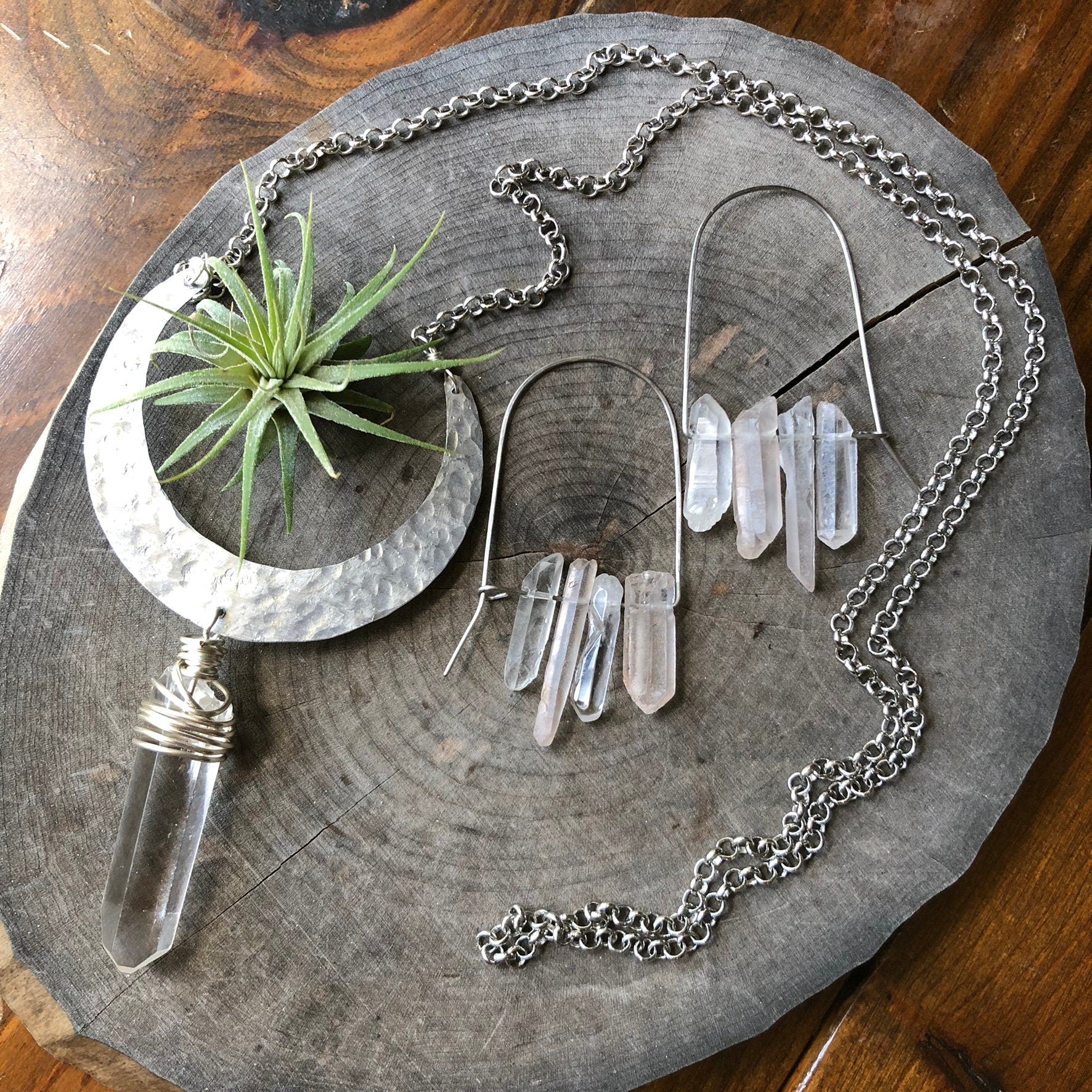 Crescent Moon Necklace-zoom-6