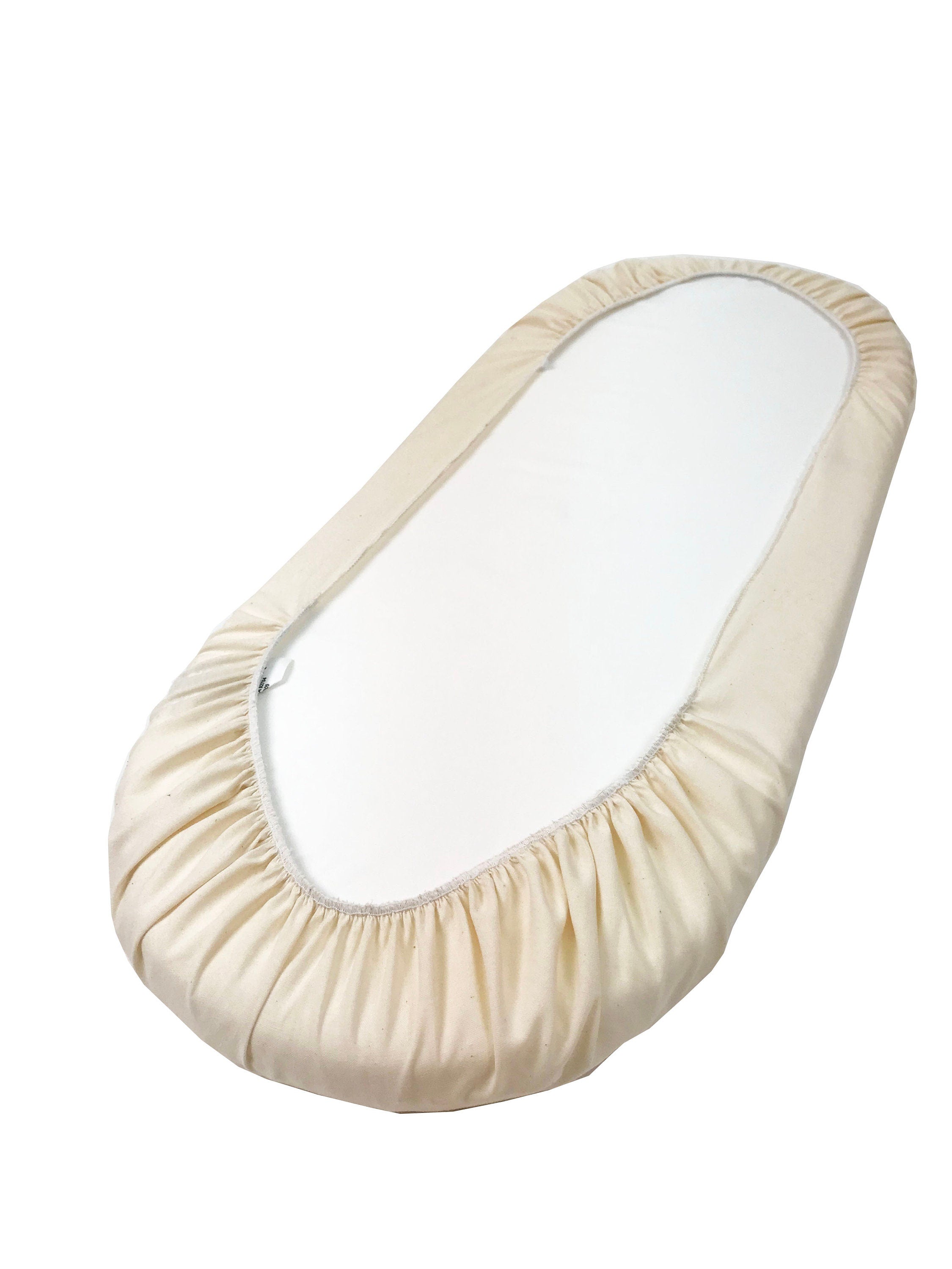Ivory Organic Cotton Fitted Sheet-zoom-3