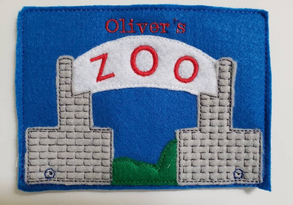 Zoo Animal Finger Puppets | Personalized Busy Bag Set - Aware House
