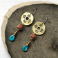 Turquoise Zia Drop Earrings