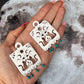 Papel Picado Cat Earrings